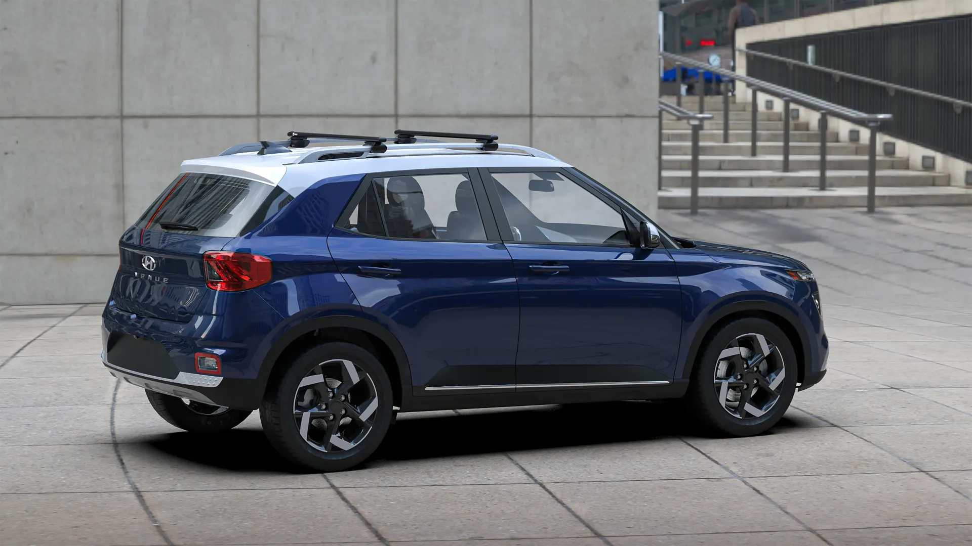 AWAY Roofbag on Hyundai Venue